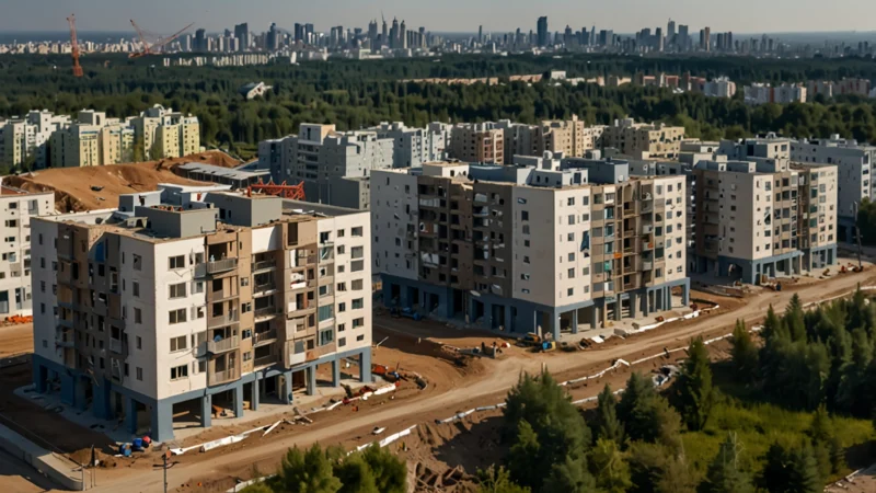 Строительство 1 млрд квадратных метров жилья к 2030 году идет по графику – Минстрой РФ